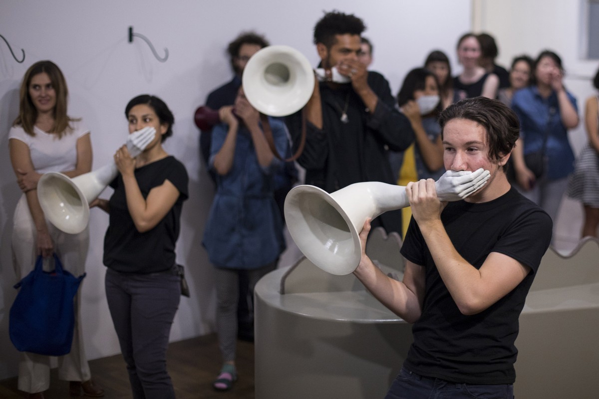 learning to live with the all of it, 2016 performance documentation, photo credit: Devon Tsuno
